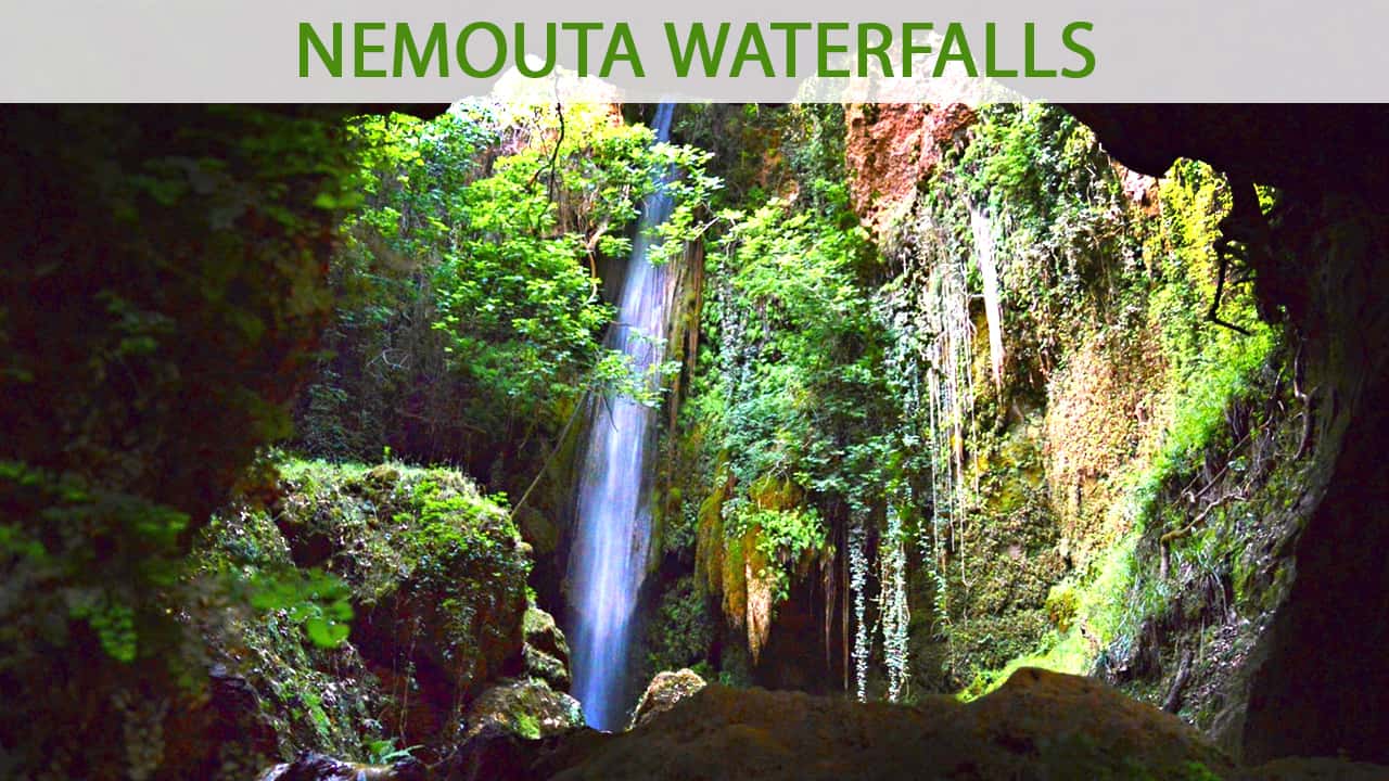 Nemouta waterfalls - attractions near Olympia Greece 